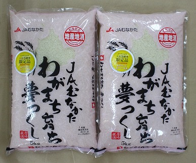【令和7年産米】【2025年10月より順次発送】JAよりお届け！福岡県ブランド米「夢つくし」10kg（5kg×2袋）[G2313] 76100 - 福岡県福津市