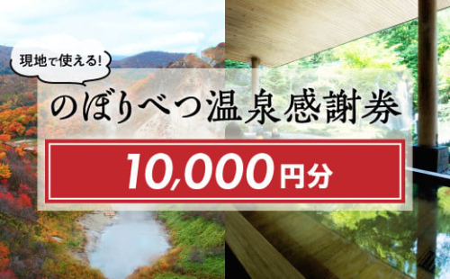 のぼりべつ温泉感謝券10，000円分 773548 - 北海道登別市