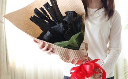 昆布の花束 浦河喜コンブーケ50cm×20本[23-296] 78712 - 北海道浦河町