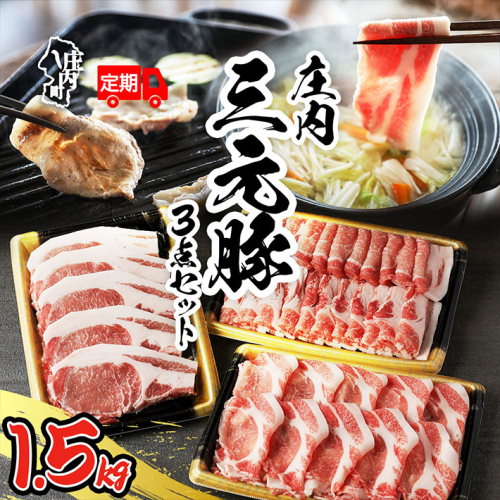 <6月中旬発送>庄内三元豚6か月定期便!(入金期限:2025.5.25) 823875 - 山形県庄内町