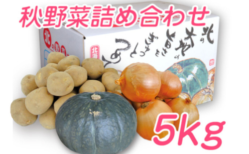 【2025年10月上旬より発送】北海道 富良野産 野菜 5kgセット じゃがいも＆玉ねぎ＆かぼちゃ 3種 詰め合わせ (中山農園) 野菜 新鮮 直送 いも 道産 ふらの 送料無料 数量限定 先着順 北海道 富良野市 ほくほく 秋 826085 - 北海道富良野市