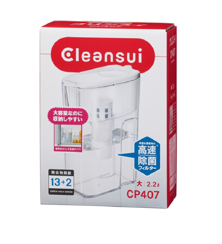 クリンスイ ポット型 浄水器 CP407(2.2L大型モデル)ポット型 ろ過 828580 - 愛知県幸田町