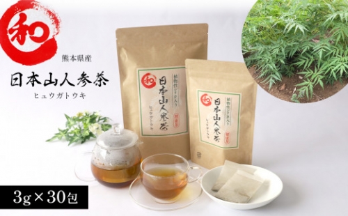 熊本県産 日本山人参茶（ヒュウガトウキ）30包 | 熊本県 熊本 くまもと 和水町 なごみ ヒュウガトキ 日本山人参 山人参 植物性シリカ 847722 - 熊本県和水町