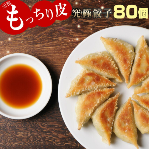 【宮崎空港で大人気!】＜馬渡のもっちり 餃子 80個＞2～3週間以内に順次出荷 餃子の馬渡 ぎょうざ 牛肉 豚肉 宮崎餃子 特産品 88107 - 宮崎県高鍋町