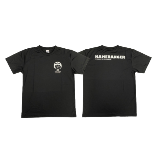 【紀宝町オリジナルデザイン】カメレンジャー ドライTシャツ【Lサイズ/ブラック】 901314 - 三重県紀宝町
