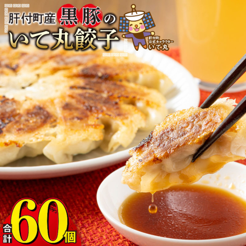 肝付町産 黒豚のいて丸餃子 合計60個(たれ付) 905722 - 鹿児島県肝付町