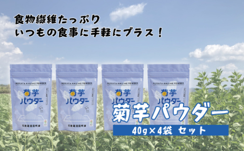 菊芋パウダー4袋入り 93704 - 北海道沼田町