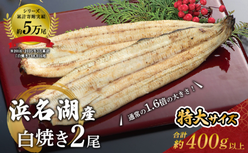 国産うなぎ 浜名湖産 長白焼き 2尾 (200g×2本入) 山椒 たれ セット 詰め合わせ 海老仙 国産ウナギ 国産 ウナギ 鰻 白焼き 白焼きうなぎ 小分け おすすめ 贈答用 土用の丑の日 静岡 静岡県 浜松市 94069 - 静岡県浜松市