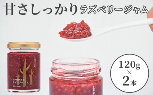 自家農園産 ラズベリー ジャム のセット（金2本）北海道 月形町 食べ比べ 加工品 フルーツジャム 果物ジャム 甘酸っぱい 食品添加物不使用 パン ヨーグルト 塗る 付ける  942584 - 北海道月形町