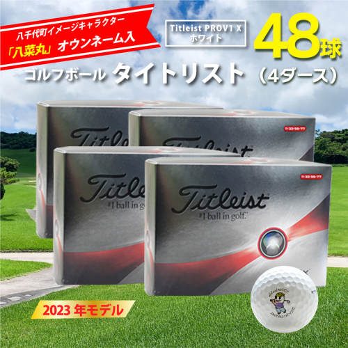 【 2023年9月30日まで 】 ゴルフボール タイトリスト PROV1X ホワイト 4ダース ( 48球 )  八菜丸 プロV1x Titleist ゴルフ ボール 期間限定 スポーツ [BW021ya] 998523 - 茨城県八千代町